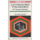 Littératures étrangères de l'epoque classique