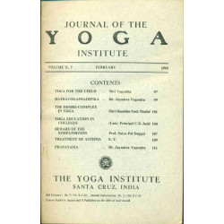 Journal of the Yoga Institute Volume X 7
