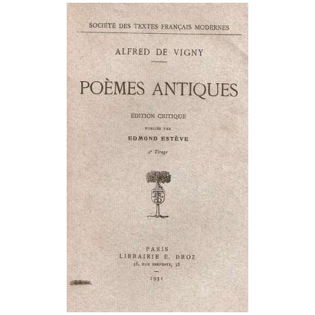 Poésies antiques