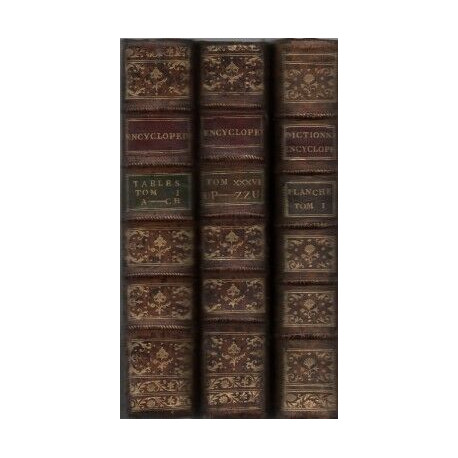 (45 vol.) Diderot d'Alembert- Encyclopédie ou Dictionnaire...