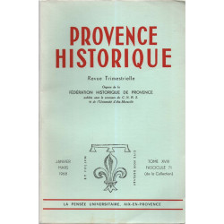 Provence Historique .TOME XVIII. Fascicule 71 . Différends entre...