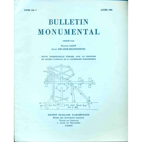 Bulletin Monumental.Tome 144-I