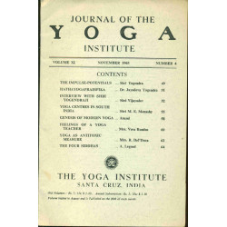 Journal of the Yoga Institute . Volume XI. Number 4