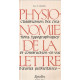 Physionomie de la lettre.Classification des créations...