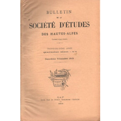Bulletin de la société d'études des hautes - Alpes . No 6 .Notice...