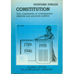 Constitution .Lois Organiques Et Ordonnances Relatives Aux...