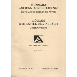 Monnaies anciennes et Modernes provenant de collections privées ....