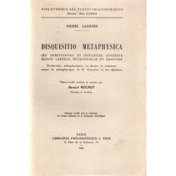 DISQUITIO METAPHYSICA seu dubitationes et instantiae adversus...