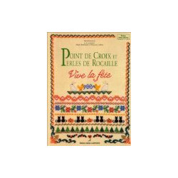 Point de croix et perles de rocaille : Vive la fête