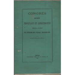 Congrès des Poètes Provençaux et Languedociens réunis à Avignon...