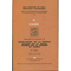 IXe congrès.Livret guide de l'excursion A10 .Nord-ouest de la...