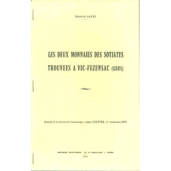 Les deux monnaies des Sotiates trouvées à vic-Fezensac (Gers)
