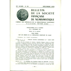 Bulletin de la société française de numismatique . Cabinet des...