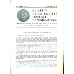 Bulletin de la Société Française de Numismatique . Cabinet des...
