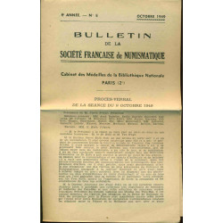 Bulletin de la société Française de Numismatique Cabinet des...