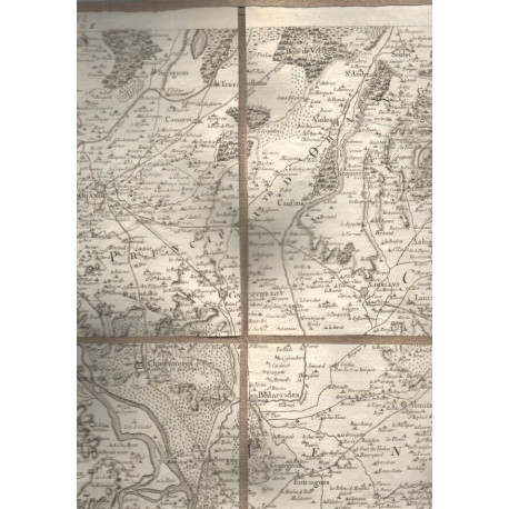 CARTE CASSINI .Carte établie sous la direction de César-François...