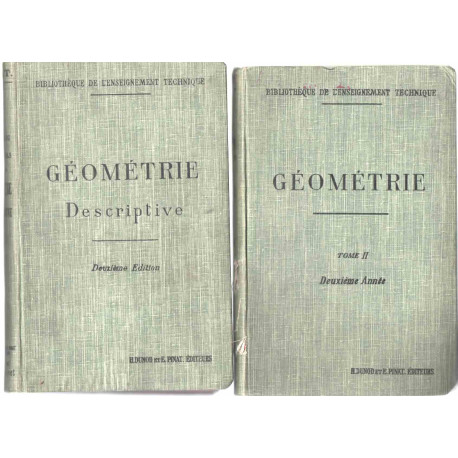 Notions Elémentaires de Géométrie Descriptive appliquée au dessin...
