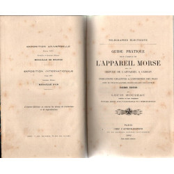 Guide pratique pour l'emploi de l'appareil MORSE suivi du service...