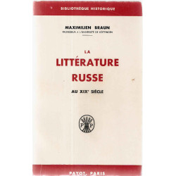 La Littérature Russe au XIXe siecle