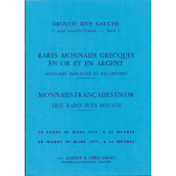 Rares monnaies grecques en Or et Argent. Monnaies romaines et...