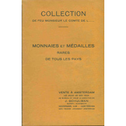 Collection de Feu Monsieur le Comte de L.....Monnaies et Médailles...