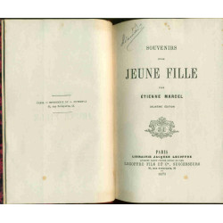 Souvenirs d'une jeune fille. deuxième Edition