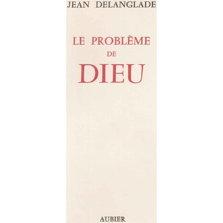 Le problème de Dieu