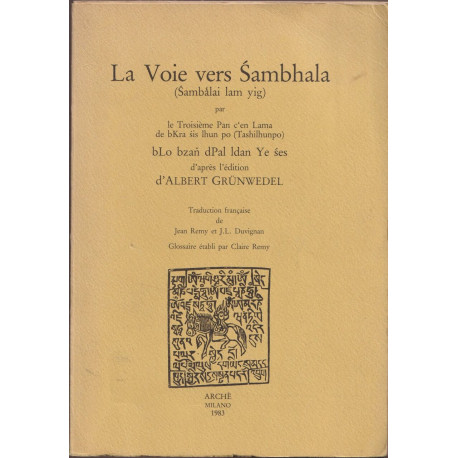 La Voie vers Sambhala (Sambalai lam yig) - Collection bibliothèque...