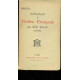 Anthologie des Poètes Français du XIXe siecle (1800-1866)