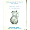 Porcelaines et Faïences anciennes Objets d'Art d'Orient et...
