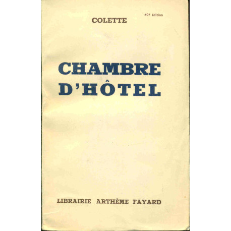 Chambre d'Hôtel