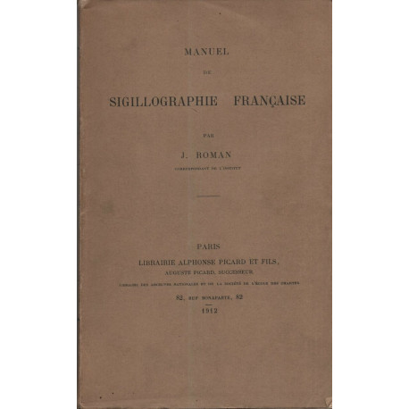 Manuel de Sigillographie Française
