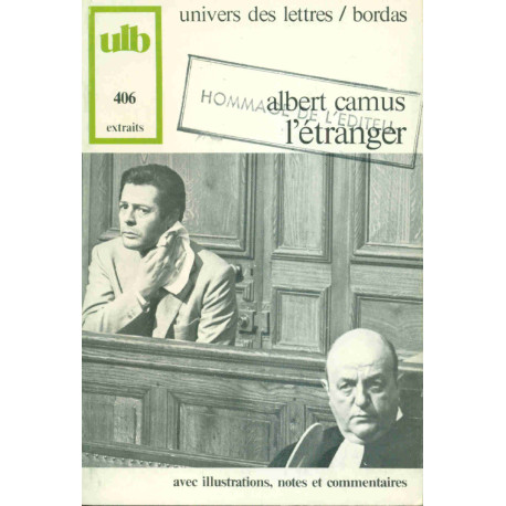 L'etranger Extraits