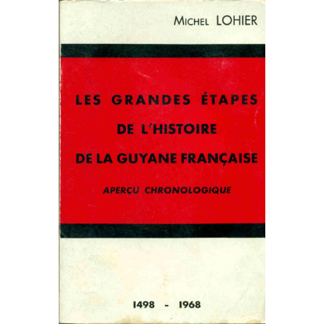 Les grandes etapes de l'histoire de la Guyane française.Aperçu...