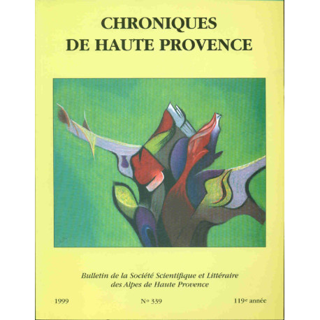 Chroniques de Haute - Provence . No 339.Hugues de Castellane ....