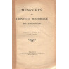 Mémoires de L'institut Historique de Provence . Tome III ....