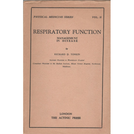 Respiratory Function Management in Disease VOL II