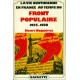 La vie quotidienne en France au temps du Front Populaire 1935-1938