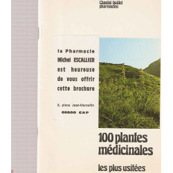 100 Plantes médicinales les plus usitées