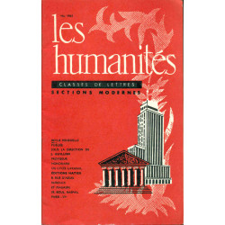 Les Humanités. Classes de Lettres.Sections modernes