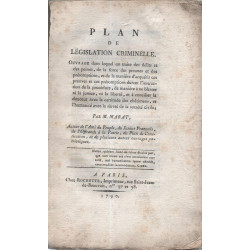 Plan de Législation criminelle