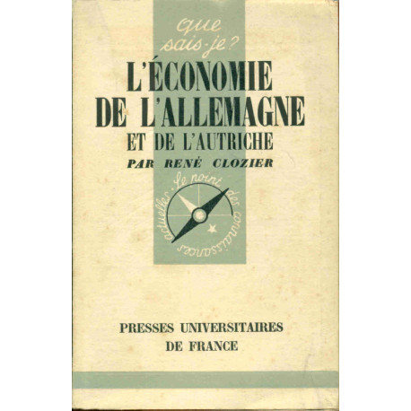 L'Economie de l'Allemagne et de l'Autriche