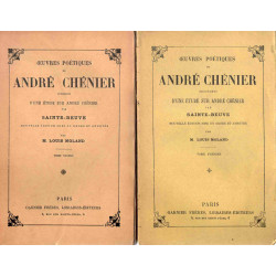 Oeuvres Poétiques de André Chénier précédées d'une étude sur André...