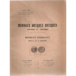 Monnaies antiques Grecques romaines et gauloises.Monnaies...