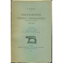 Bibliographie d'Emile Espérandieu 1883-1936