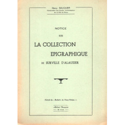 La Collection Epigraphique de Surville d'Alauzier