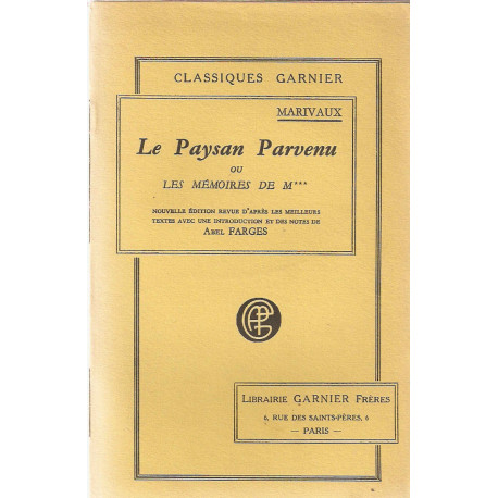 Le Paysan Parvenu