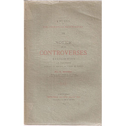 Notice sur les controverses religieuses en Dauphiné pendant la...
