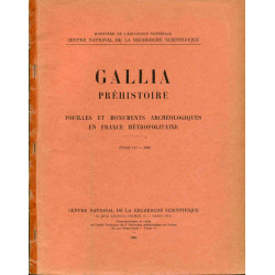 Gallia-Préhisstoire-Fouilles et monuments archéologiques en France...