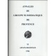 Annales du groupe Numismatique de Provence .XI. Monnayage de la...